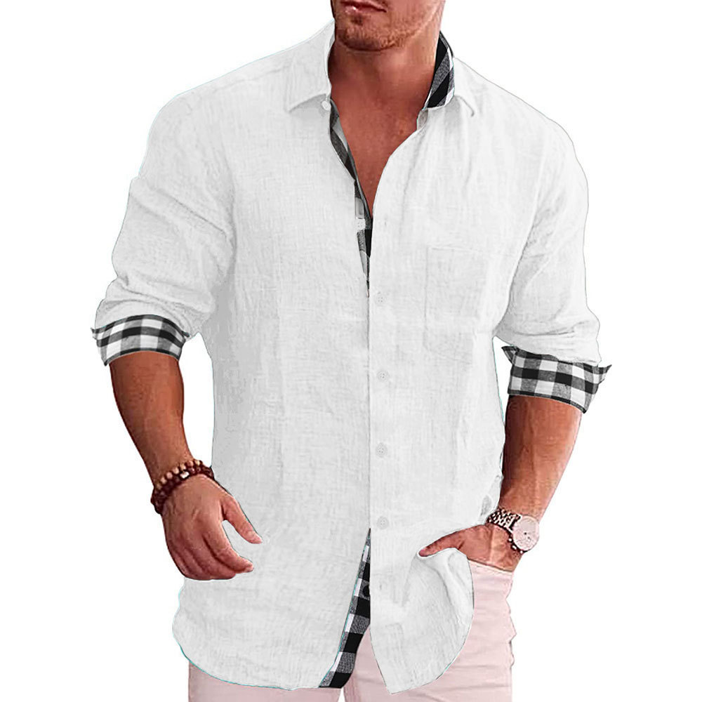 Men's Cotton Linen Shirt